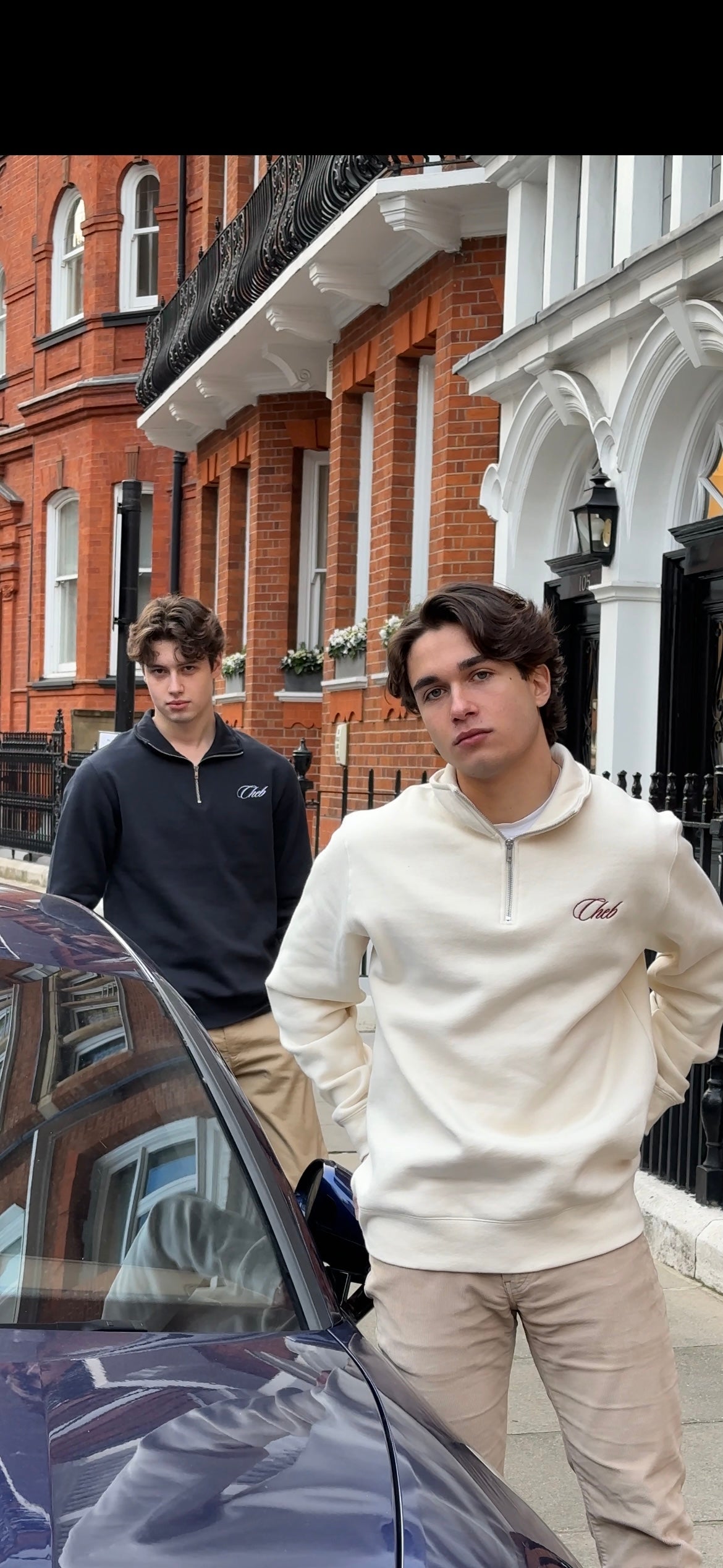 Cream Cheb Quarter Zip