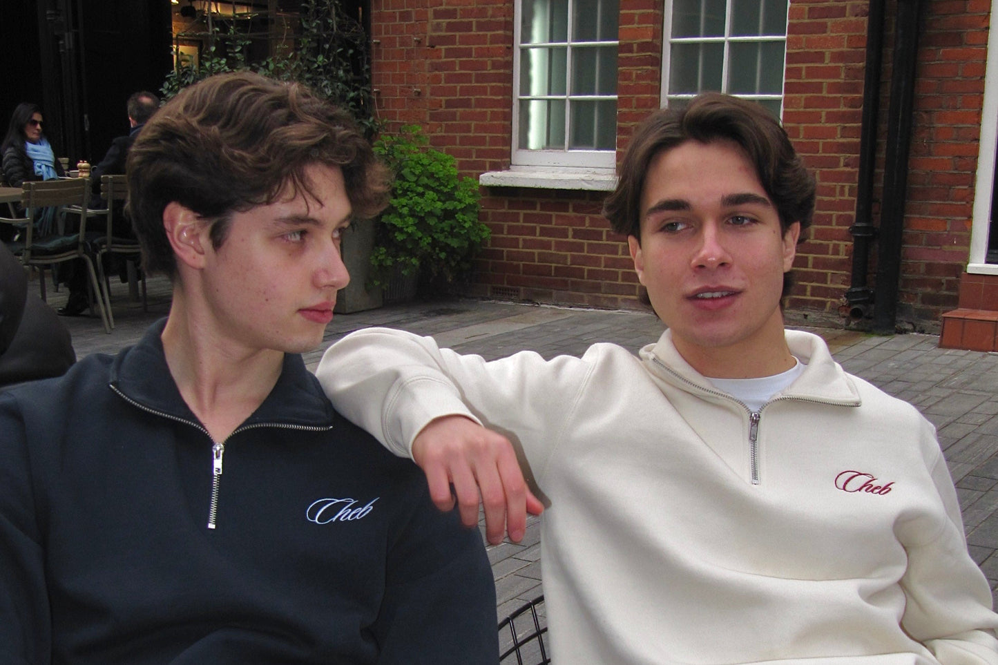 Cream Cheb Quarter Zip