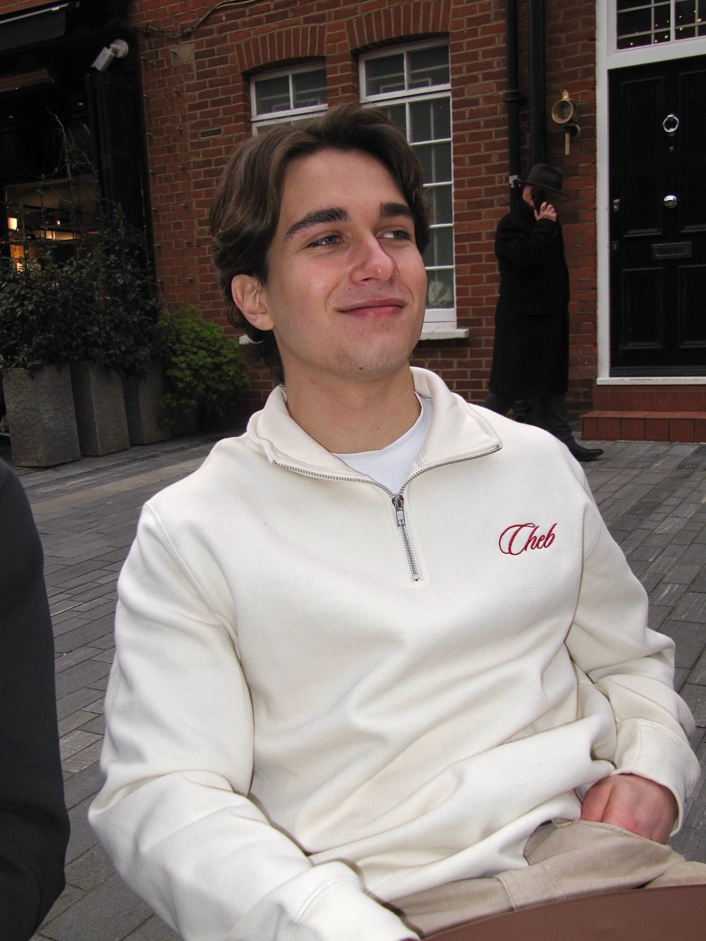 Cream Cheb Quarter Zip