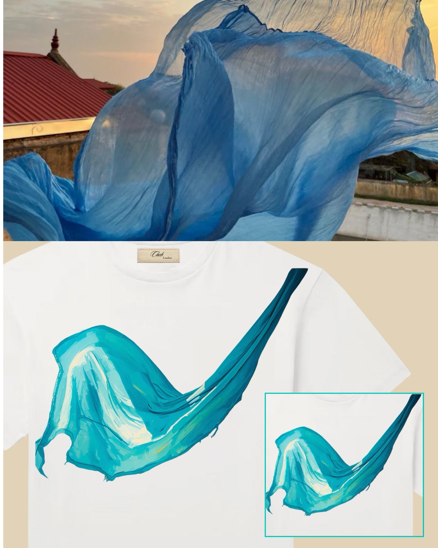 The Flying Scarf T-Shirt